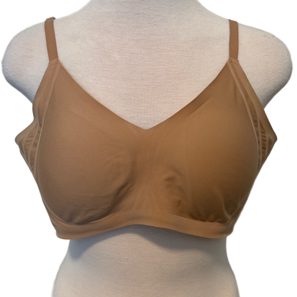 Honeylove nude soft bra sz L 38B/C